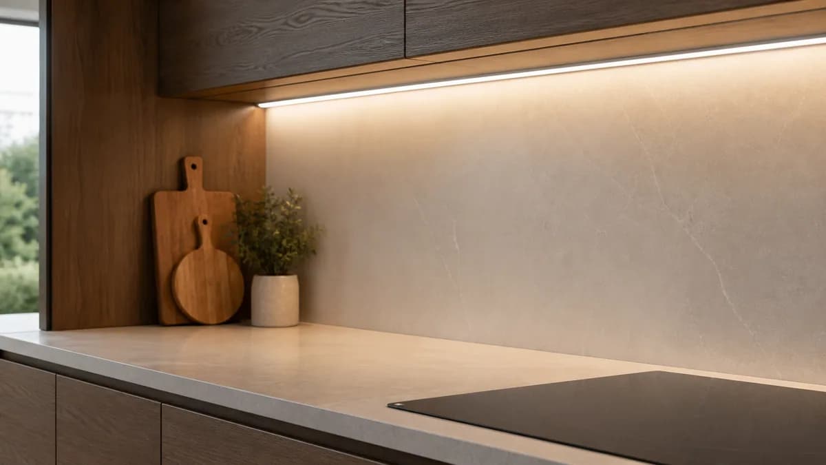 LED-профиль для кухни на заказ — применение в рабочей зоне кухни