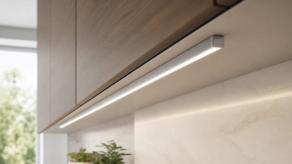 LED-профиль для кухни на заказ — общий вид фурнитуры отдельно